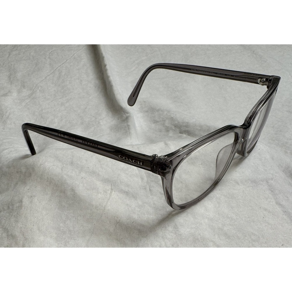 Coach HC6139U HC 6138U 5176 Transparent Grey Eyeglasses;‎ 53/15/140 FRAMES ONLY - Picture 3 of 8